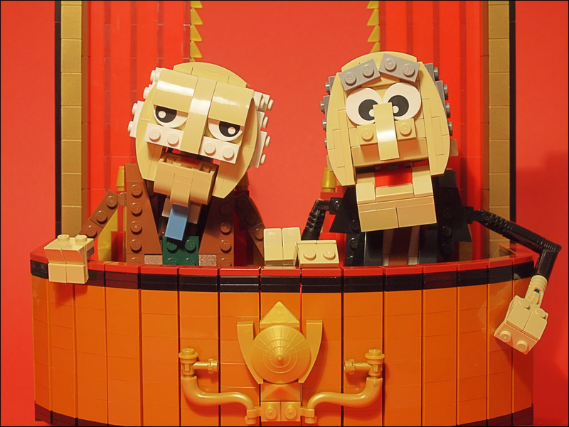 Illustration for article titled Lego Statler and Waldorf will heckle all other builds